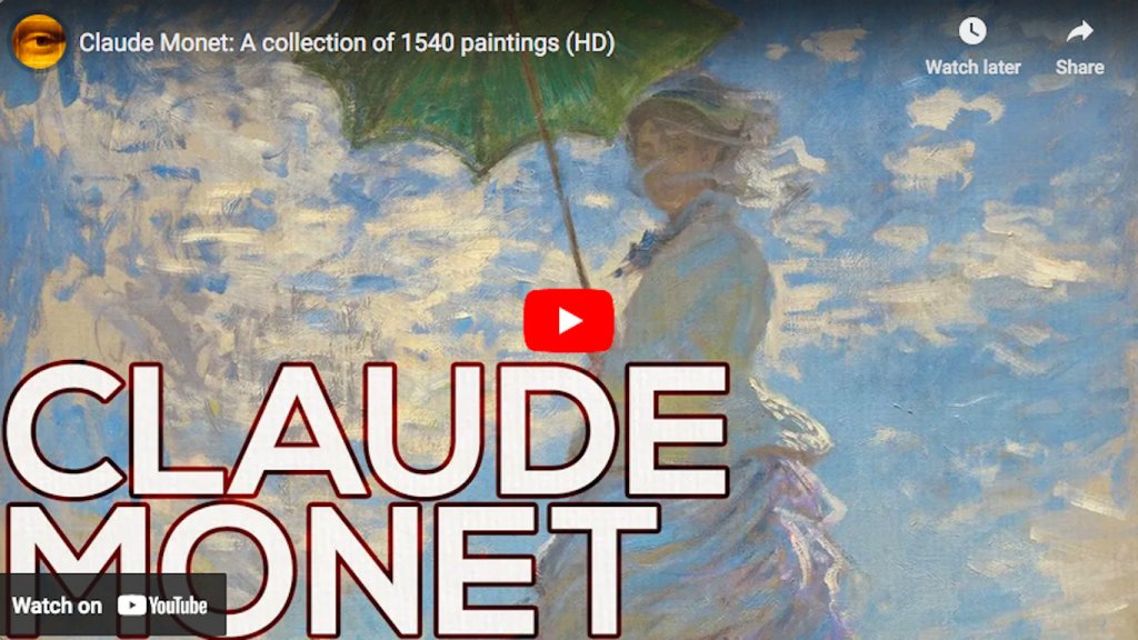 1540 pinturas de Claude Monet en HD
