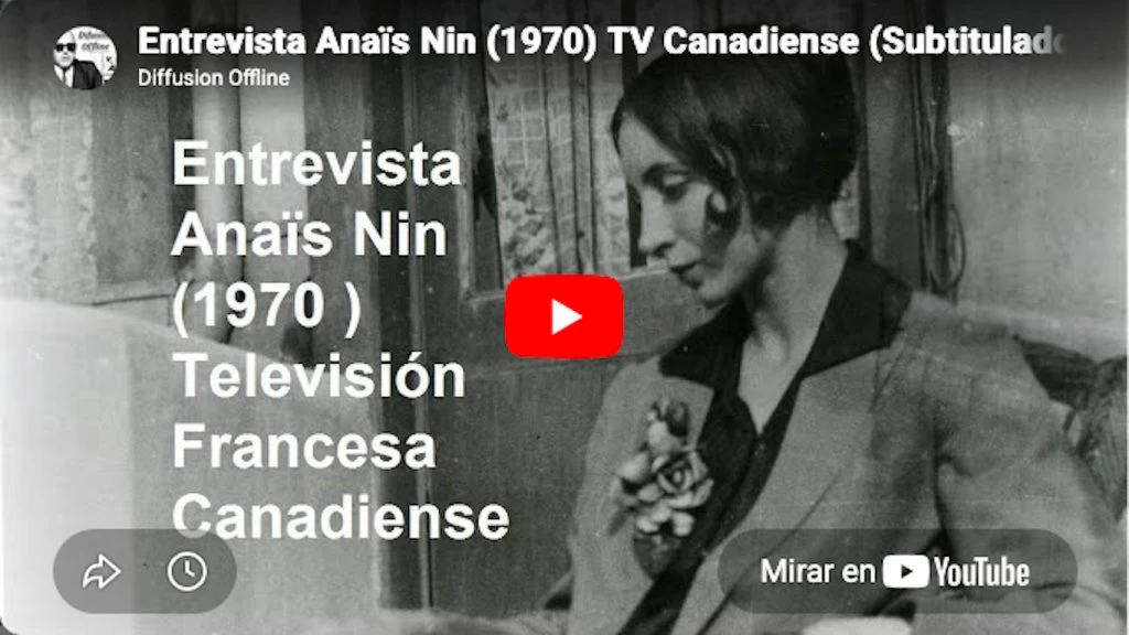 Entrevista a Anaïs Nin (1970)